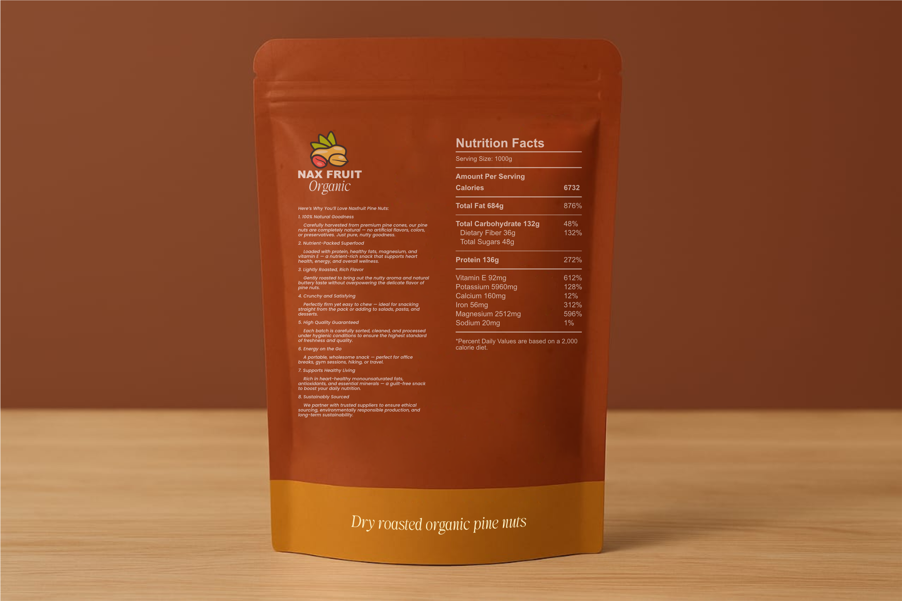 Organic Roasted Pine Nuts