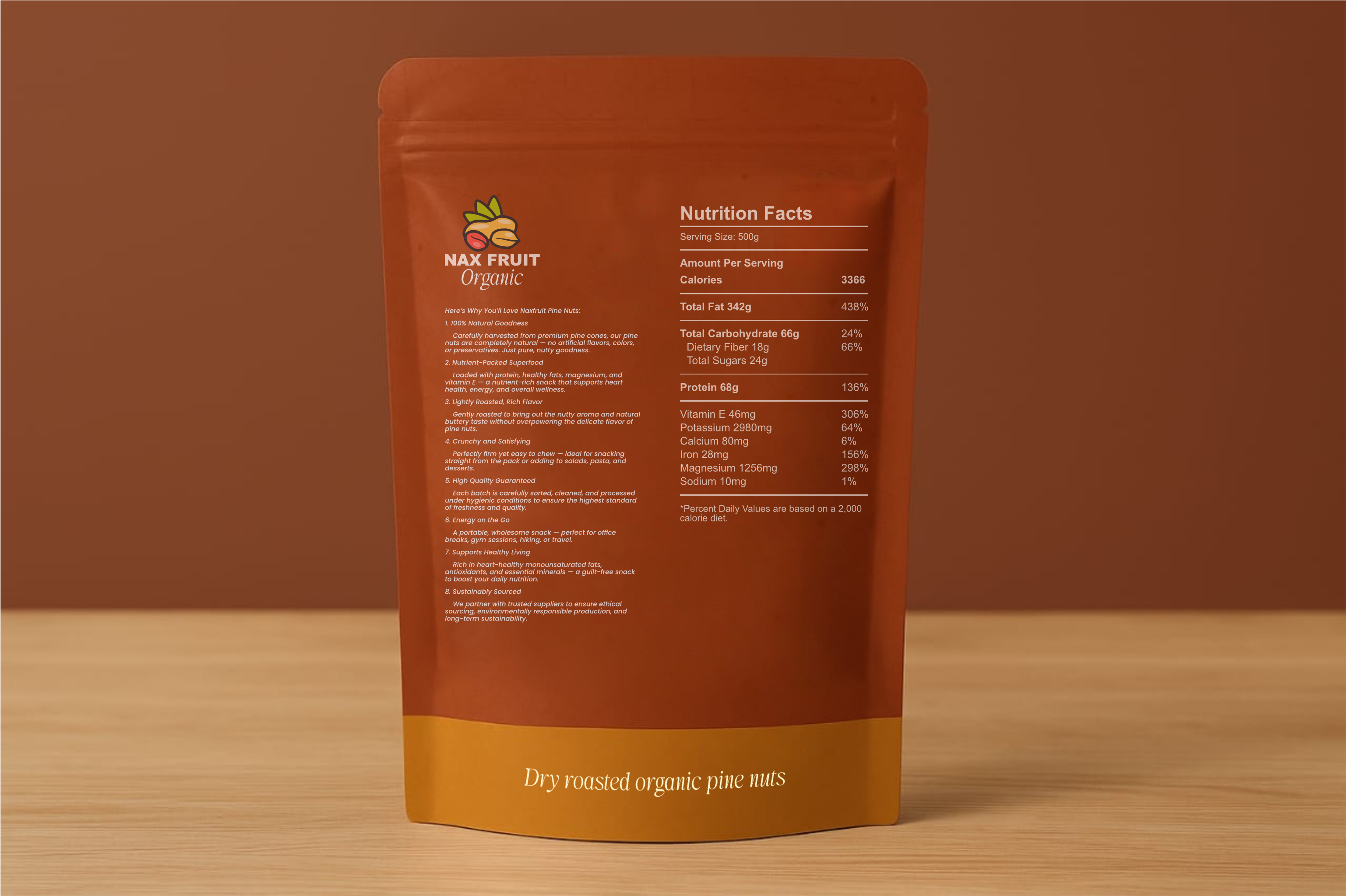 Organic Roasted Pine Nuts