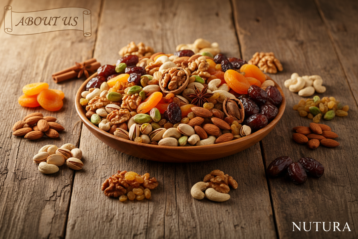 give the about us image of a dryfruit